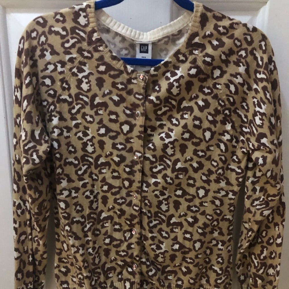 3/$25 Gap Leopard Print Cardigan